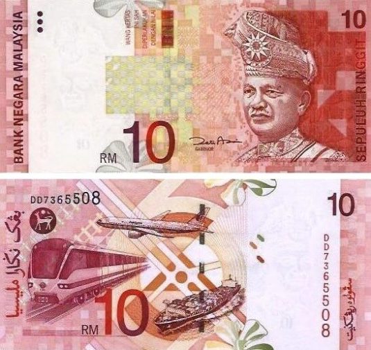 10 malaysian ringgit