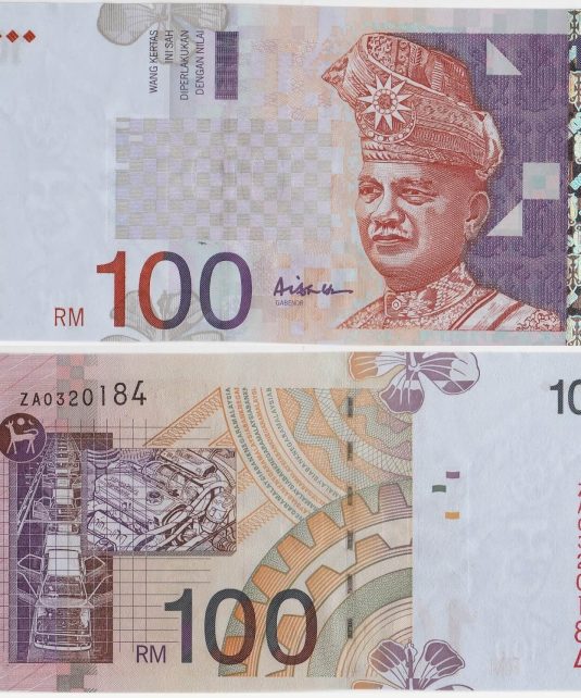 100 Malaysian Ringgit