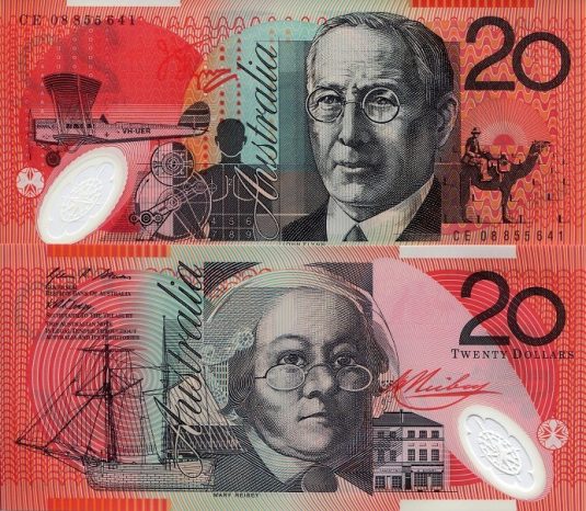 20 Australian Dollar Bill