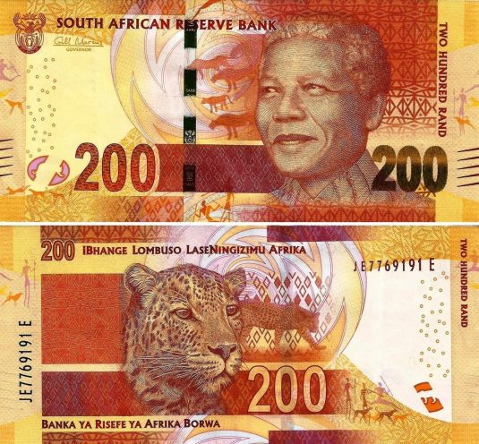 R200 ZAR Bills